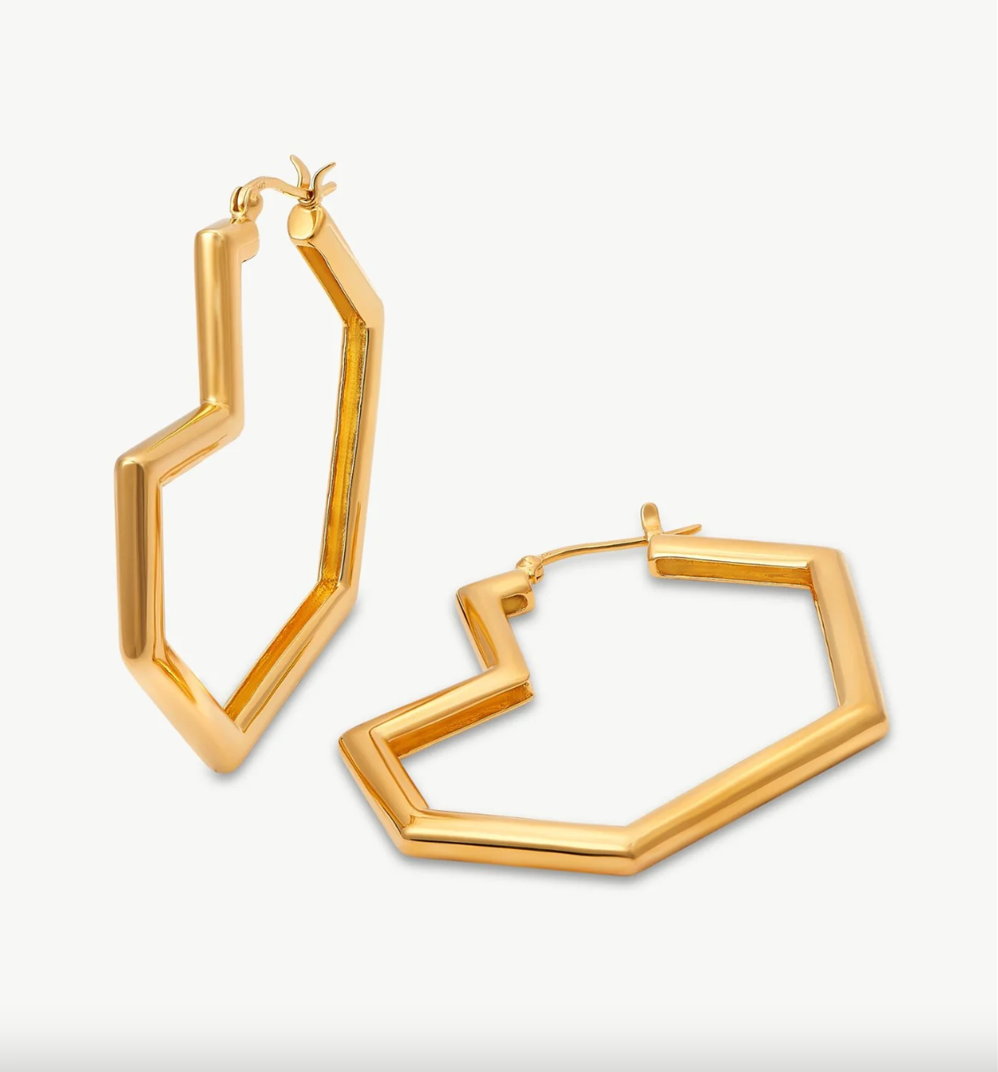 DARYL Large Hoops Gold
