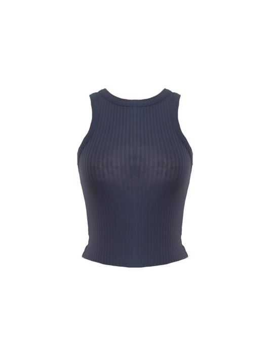 Porto Lyocell Rib Top Turbulence