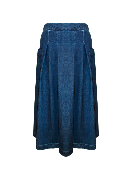 Elsie Midi Skirt Denim