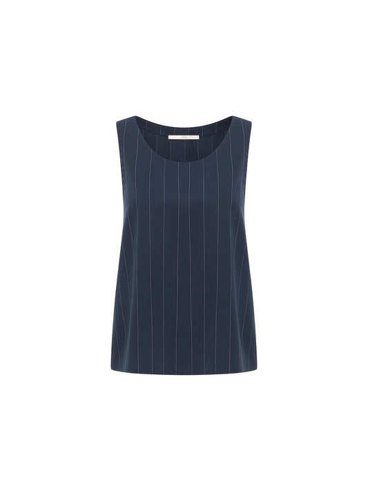 Tank Top Midnight and Off White