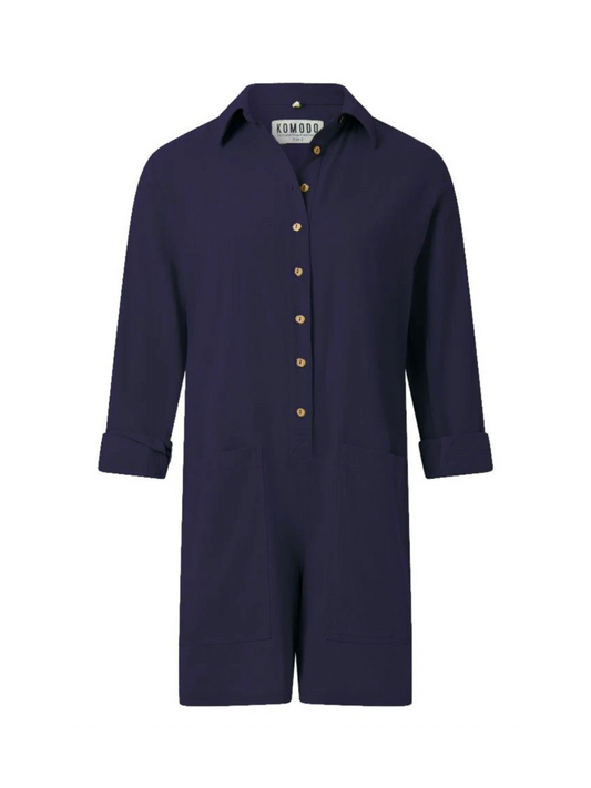 Tiff Playsuit Navy