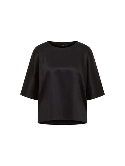 3/4 Sleeve Blouse Black