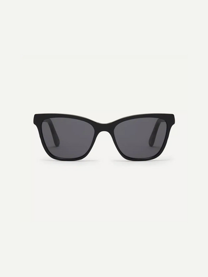 Anansa Recycled Acetate Sunglasses Black