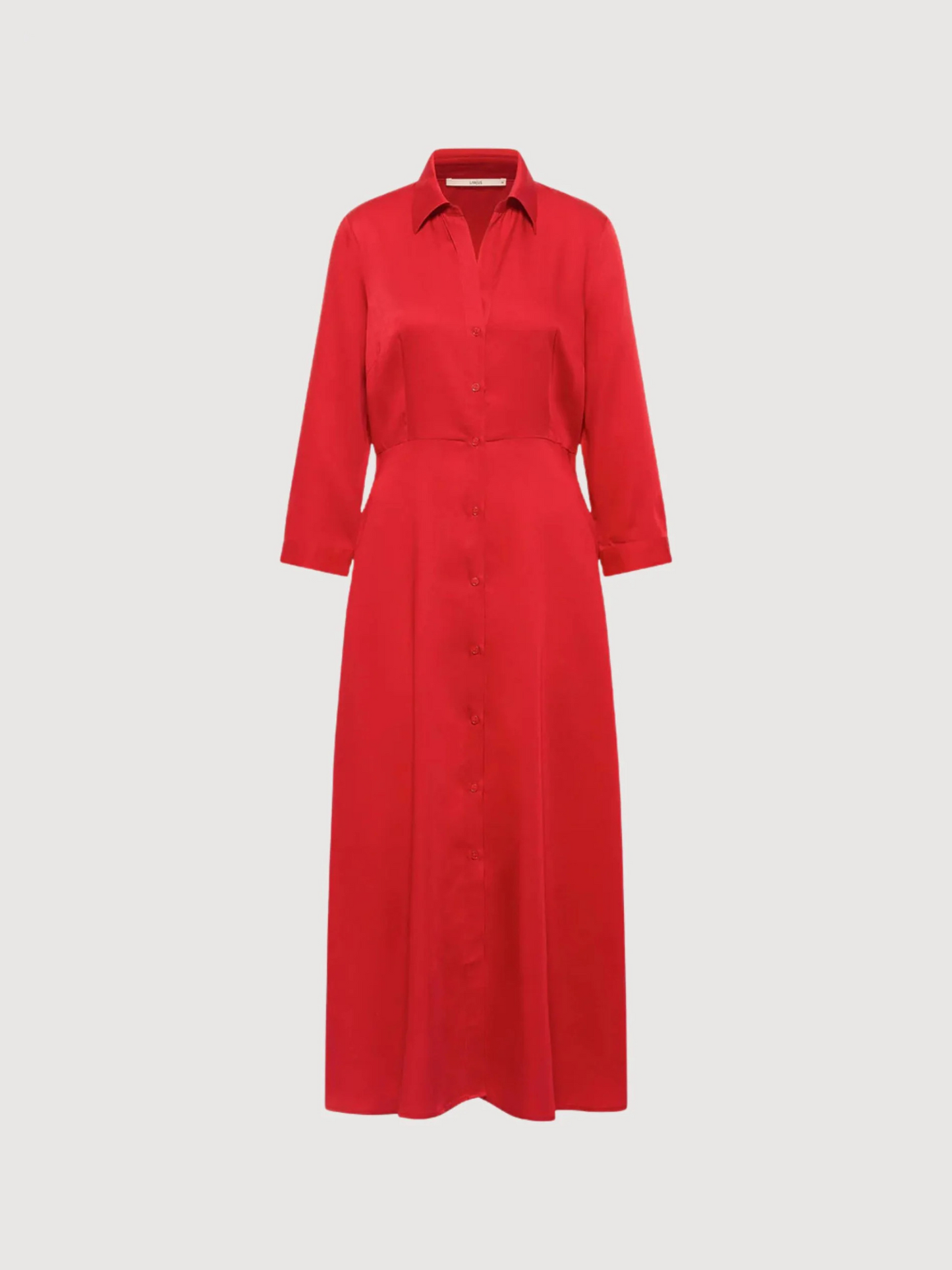 Tencel Midi Dress Red