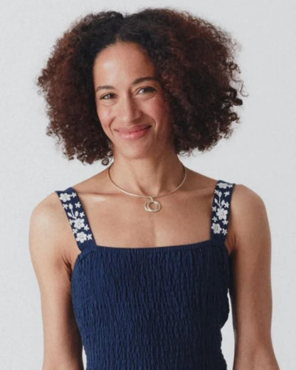 Two Moons Choker Silver Plated