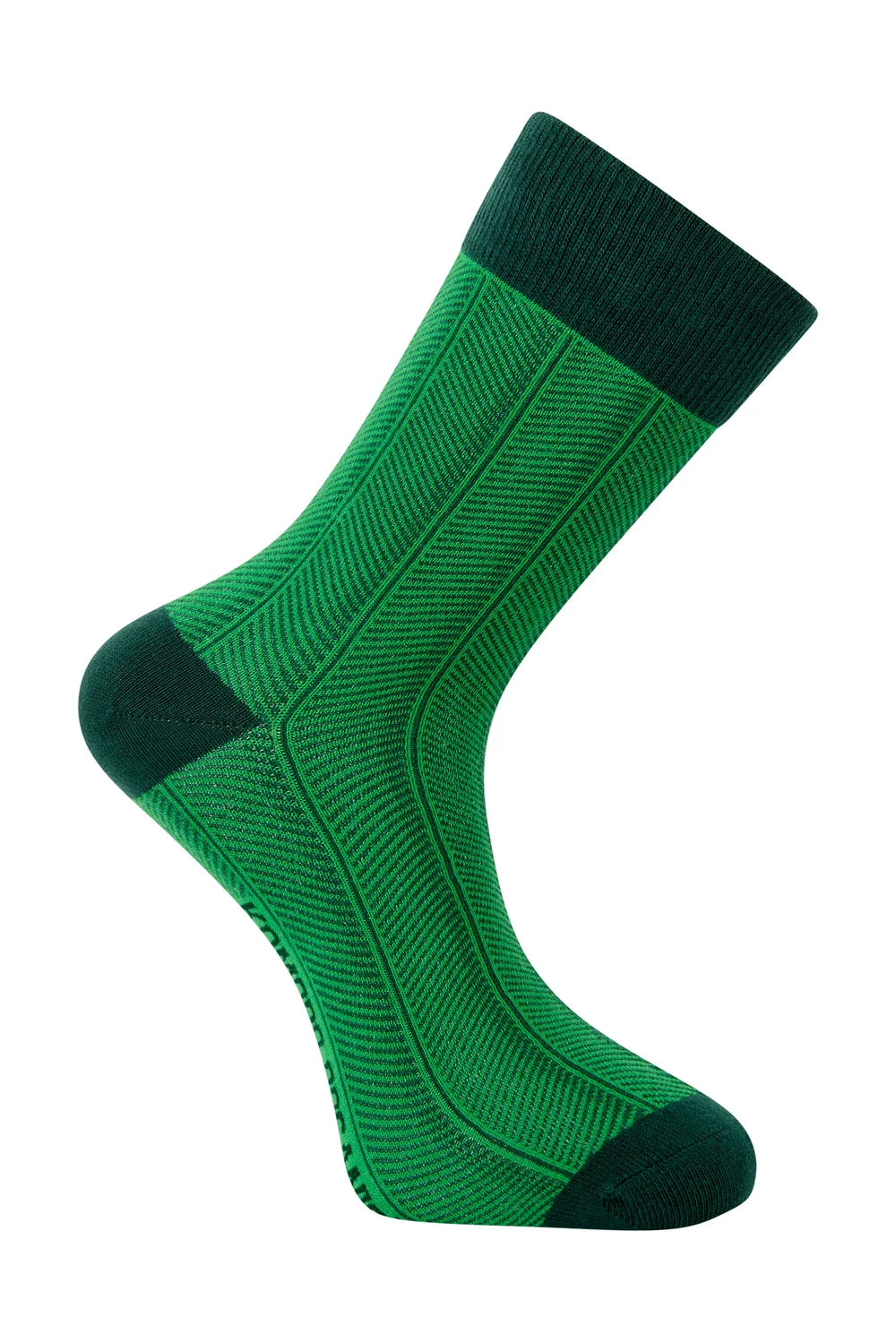 HERRINGBONE - Organic Cotton Socks- Green
