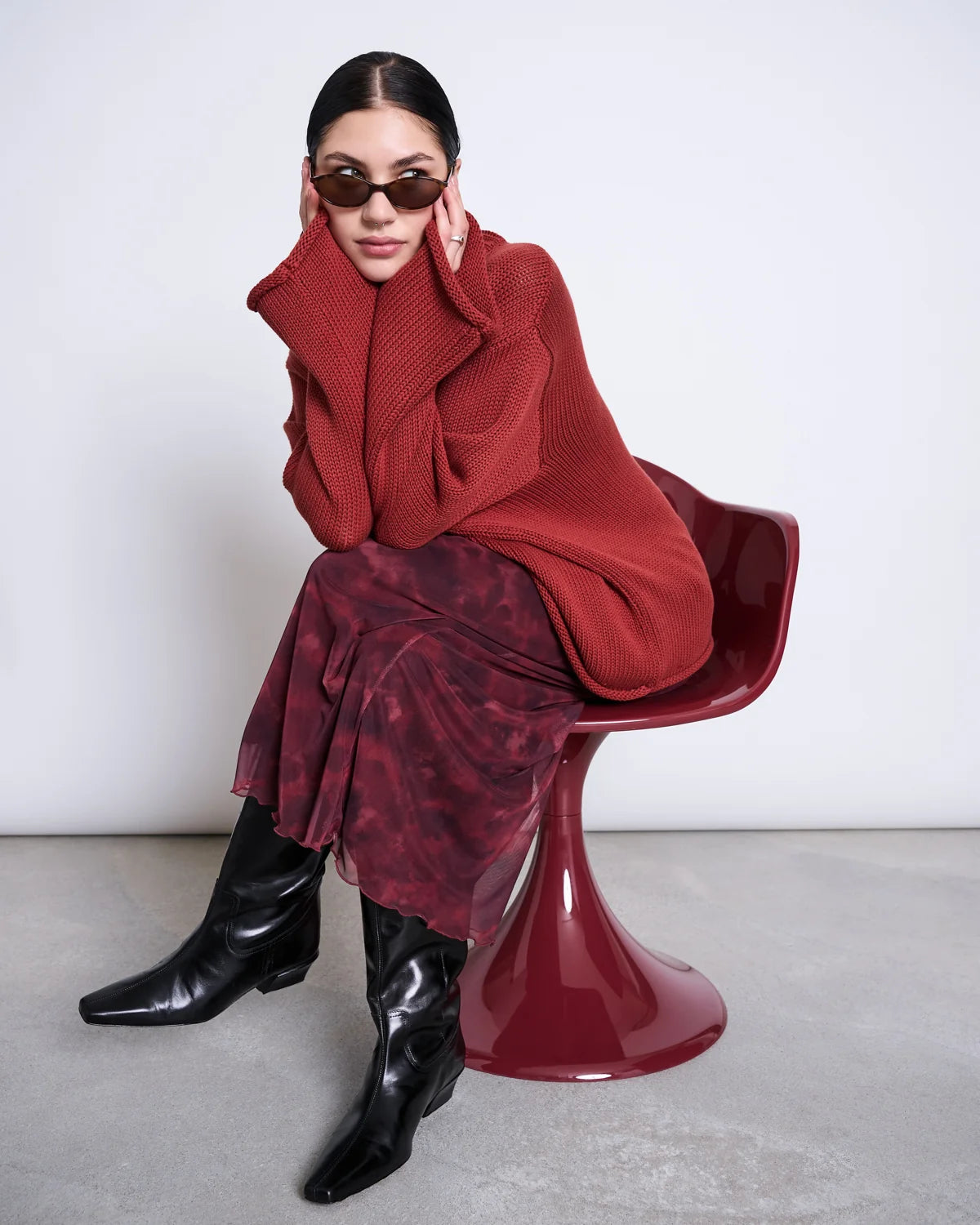 Sona Jumper Mid Red