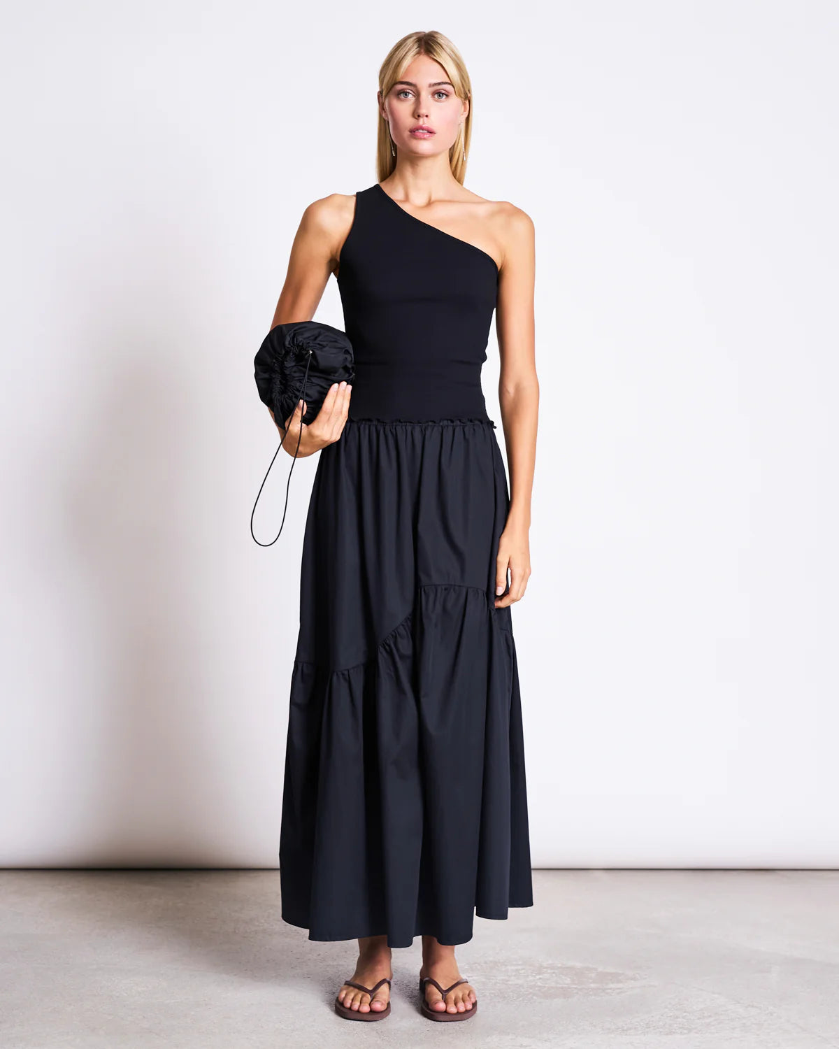 Alca Tiered Maxi Skirt