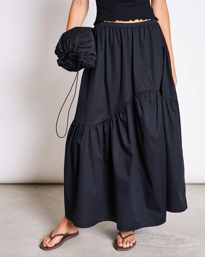 Alca Tiered Maxi Skirt