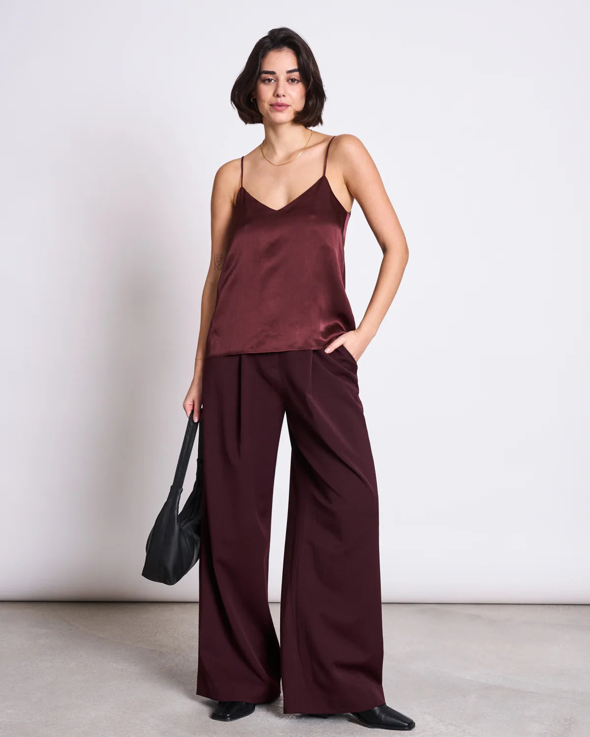 Maud Slip Top Intense Rust