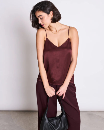 Maud Slip Top Intense Rust