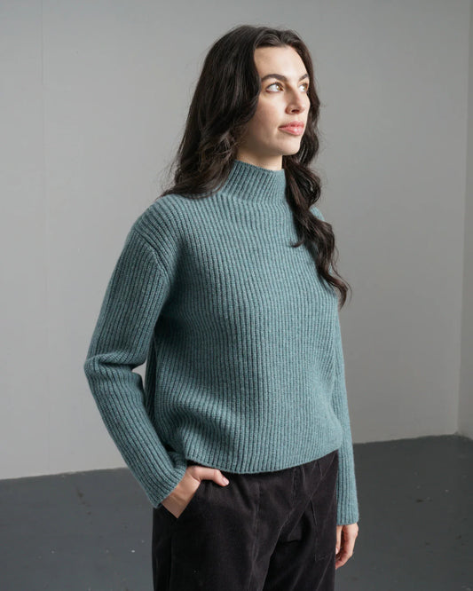 Matilda Ribbed Jumper Caspian