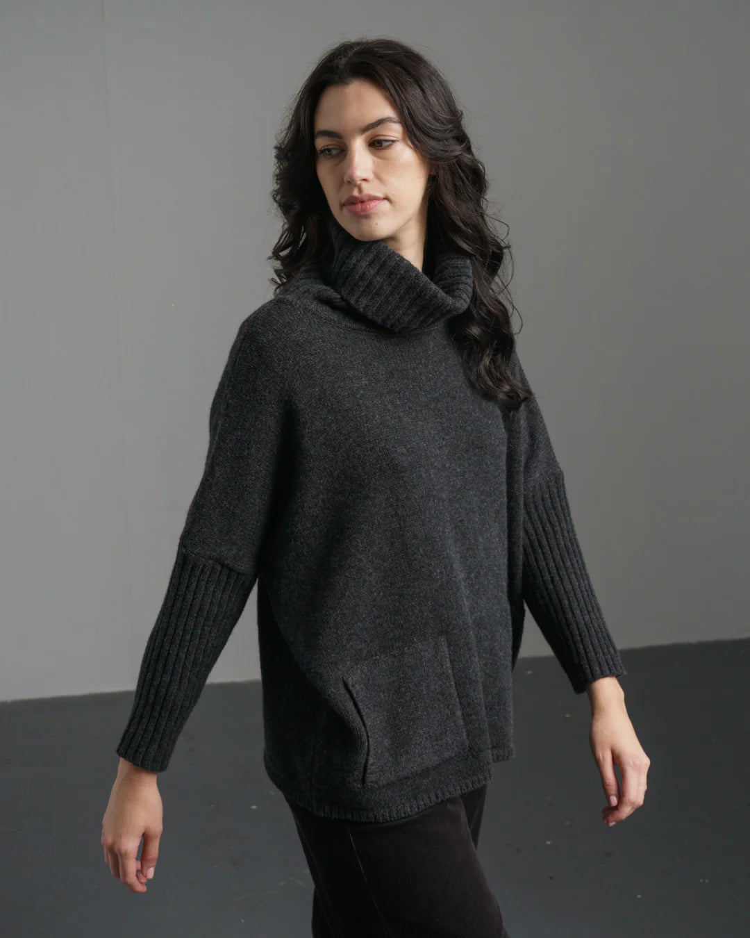 Adela Jumper Charcoal