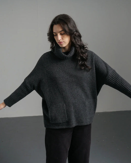 Adela Jumper Charcoal