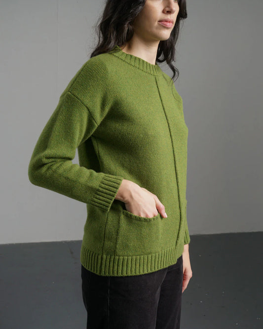 Aime Relaxed Jumper Moss