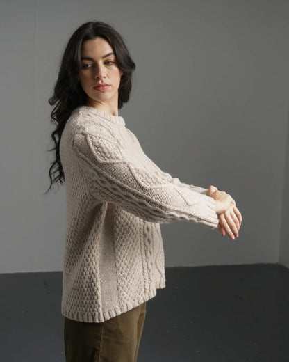 Margot Aran Jumper Linen