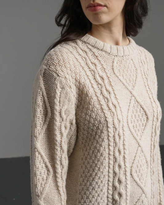 Margot Aran Jumper Linen