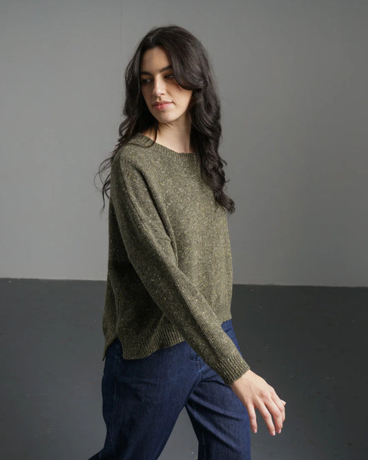 Layla Boxy Fit Jumper Moss