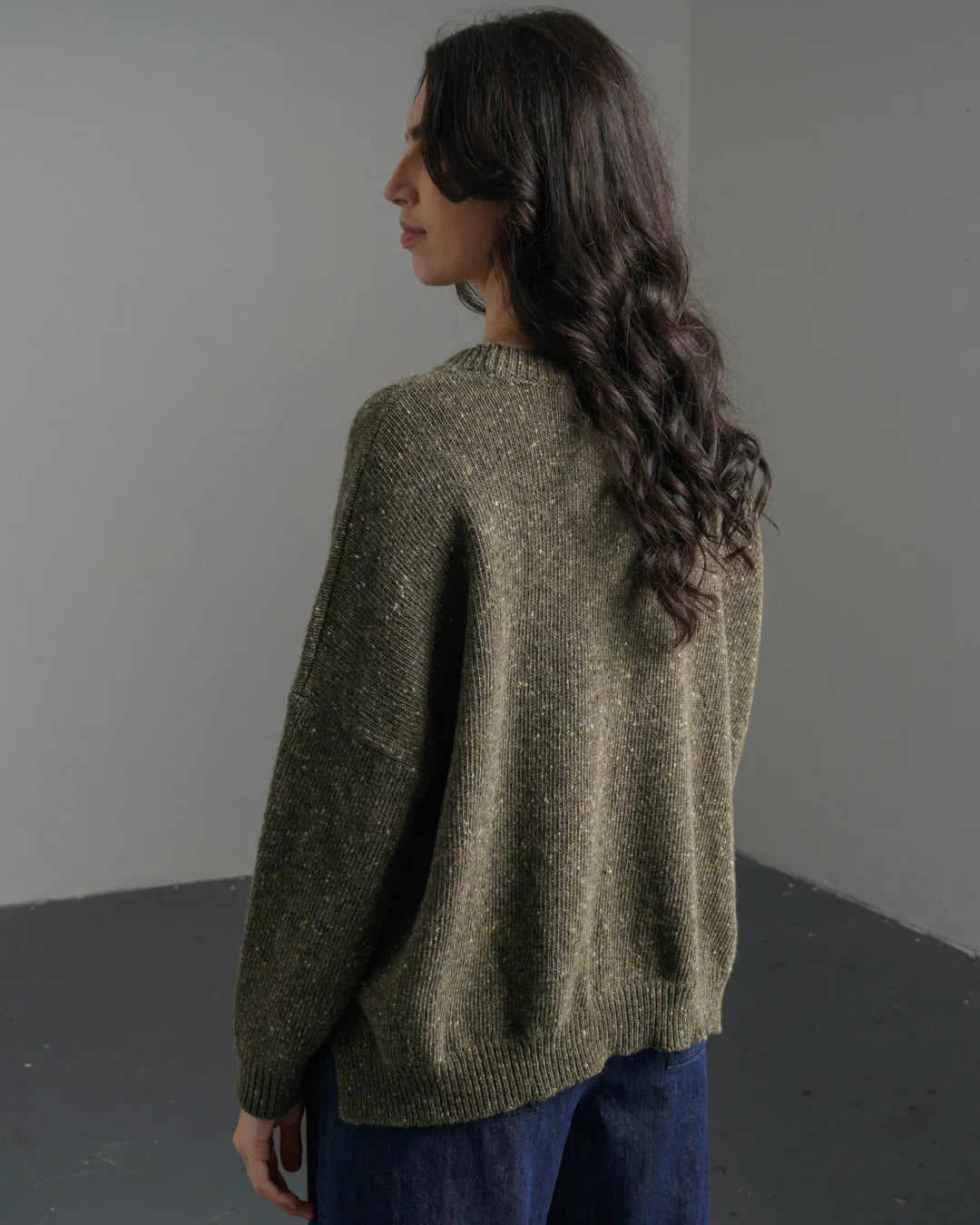 Layla Boxy Fit Jumper Moss