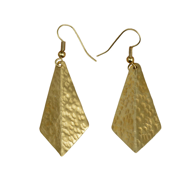 Bombolulu 3D small Triangle Earrings