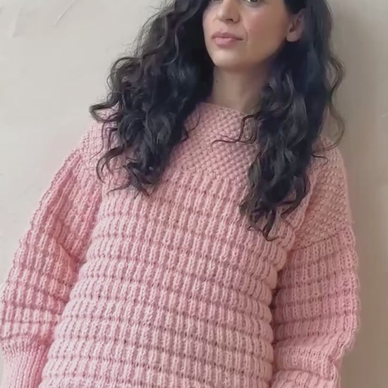 Candyfloss Pink Boat Neck Sweater