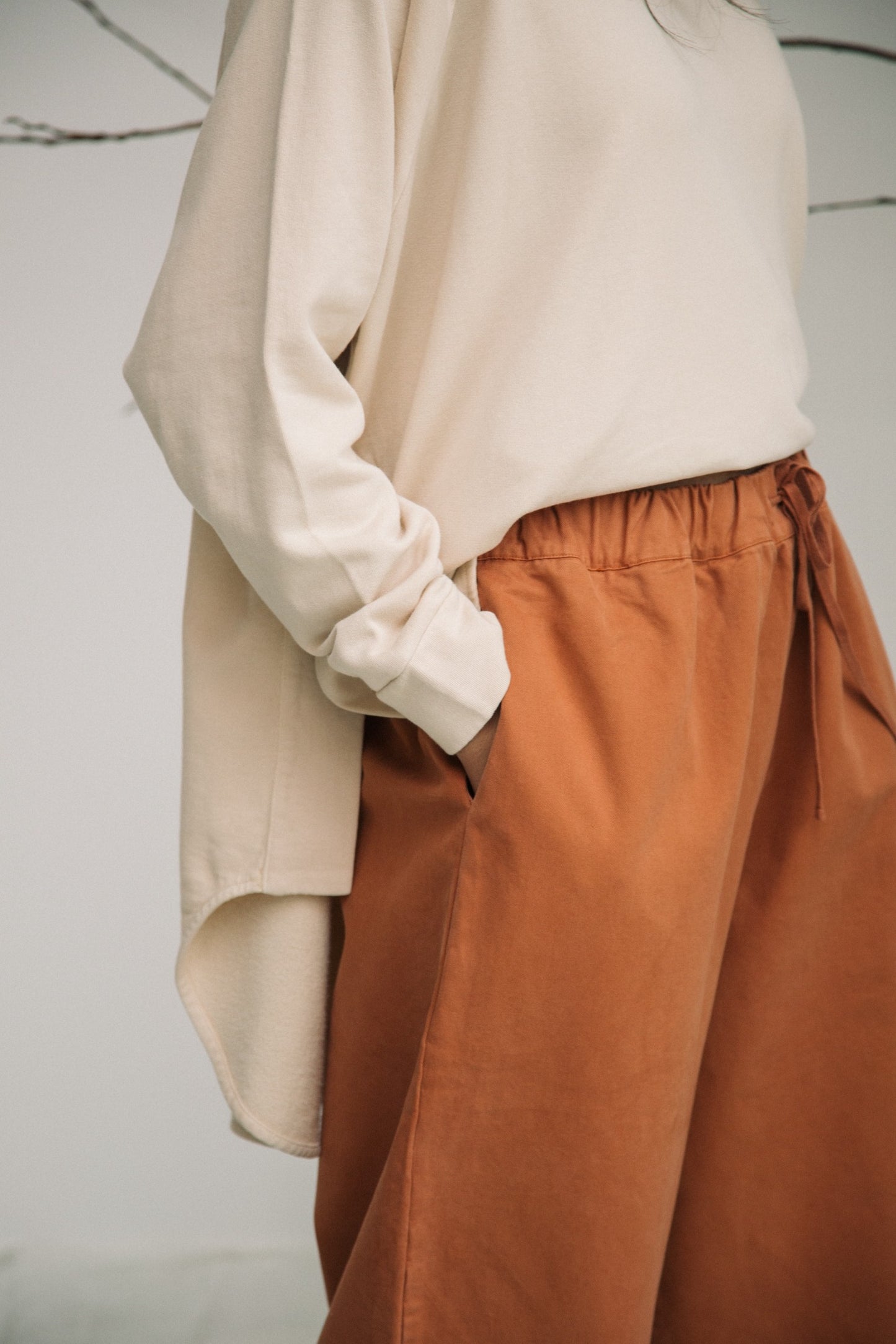 Beaumont Organic - Cedar Organic Cotton Twill Trousers - Tortoiseshell