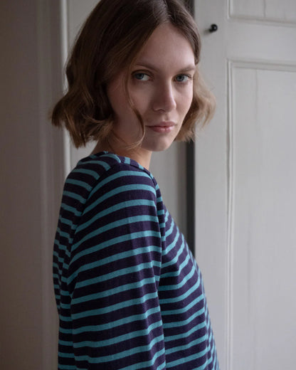 Sailor T-Shirt Navy & Blue Stripe