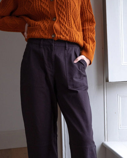 Margate Relaxed Trousers Dove Grey Twill