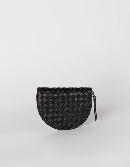 Laura Coin Purse in Black Woven