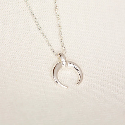 Aquila - Lunula - Silver crescent pendant