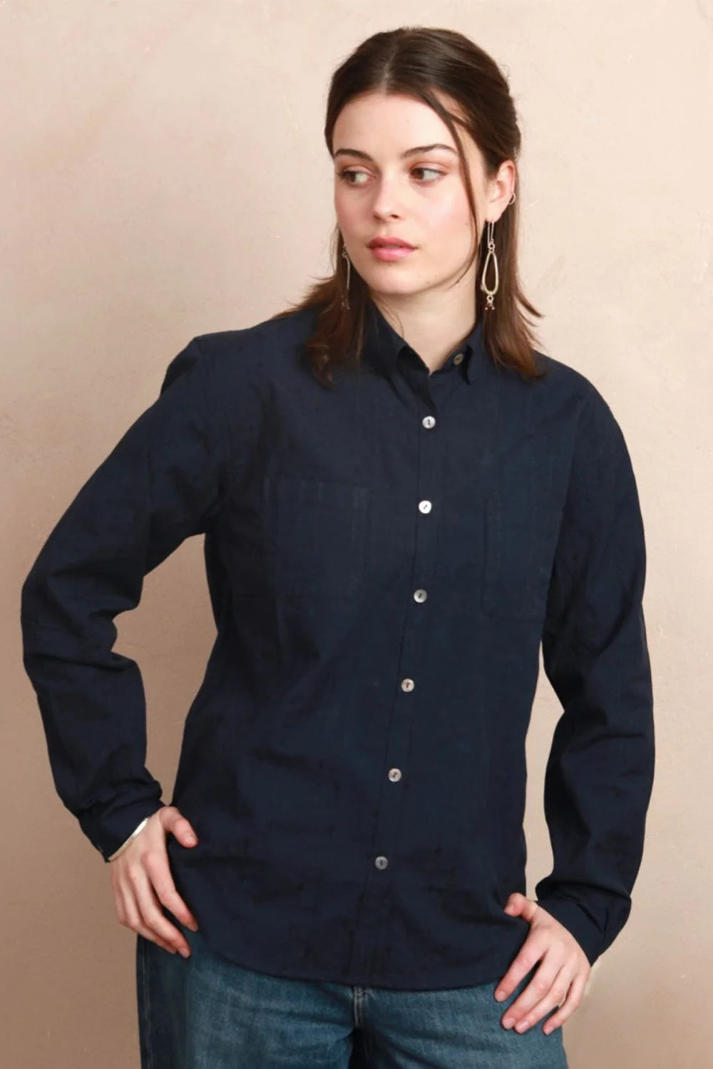 Sylvia Shirt - Navy