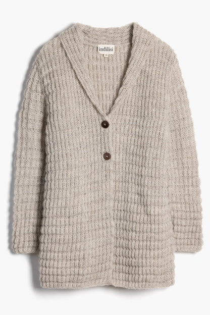 Waffle Long Cardigan