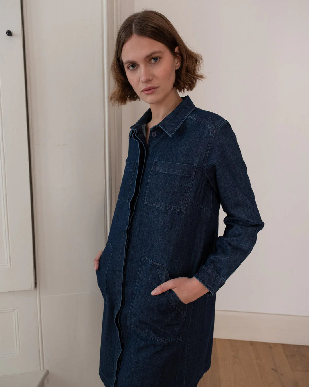 Ocean Shirt Dress Denim