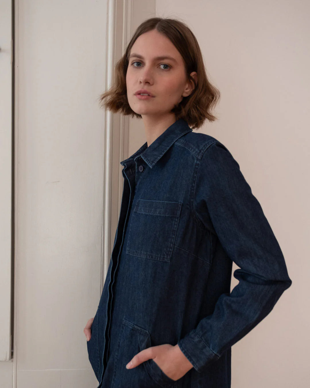 Ocean Shirt Dress Denim