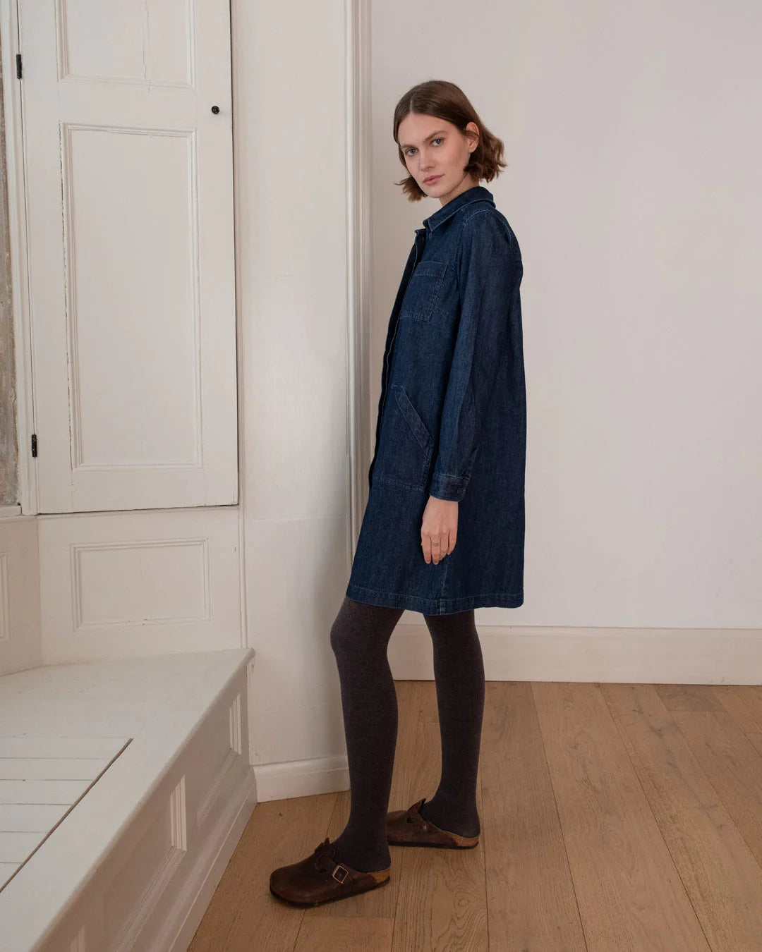 Ocean Shirt Dress Denim
