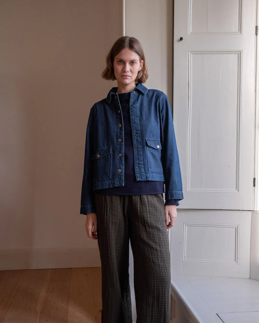 Maya Relaxed Jacket Denim