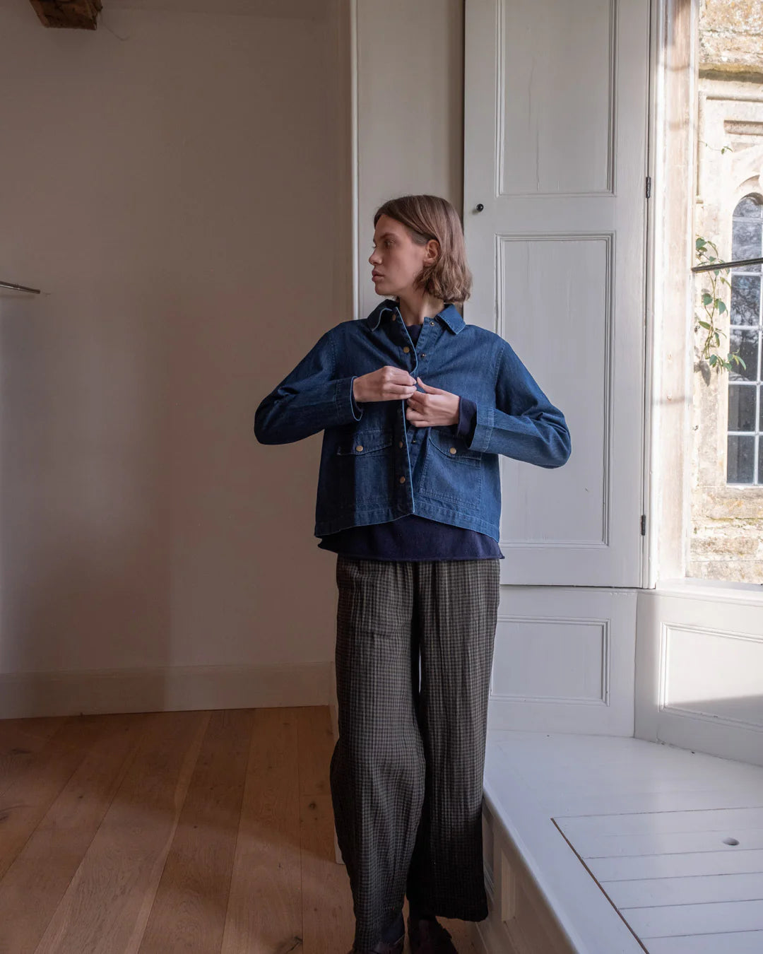 Maya Relaxed Jacket Denim