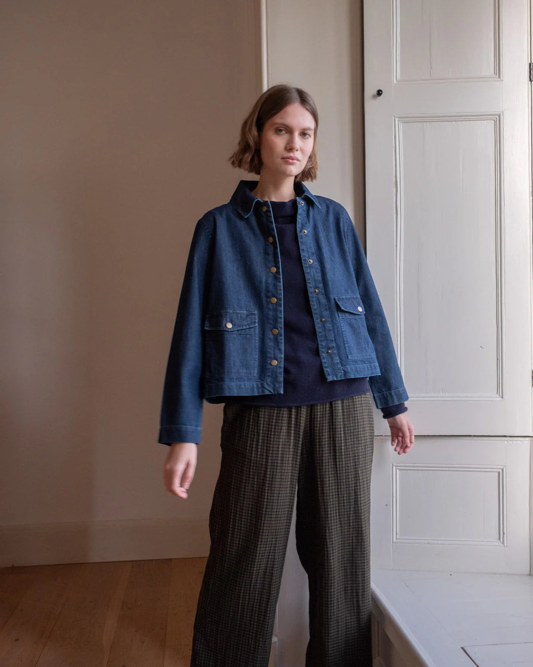 Maya Relaxed Jacket Denim