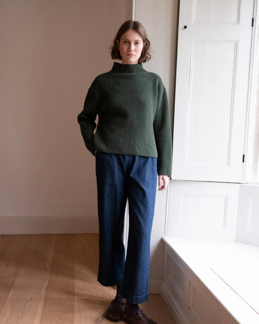 Anna Wide Leg Trousers Denim