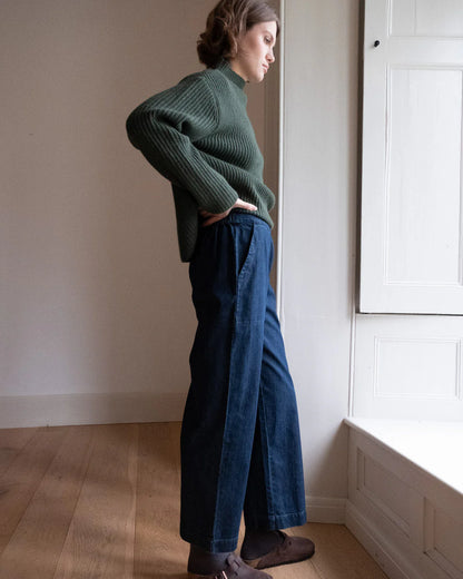 Anna Wide Leg Trousers Denim