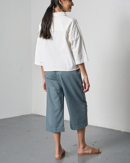 Anna Culottes - Striped Slate