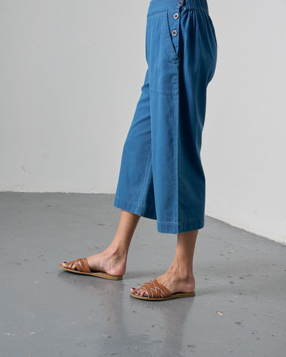 Anna Culottes - Textured Denim