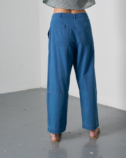 Margate Trousers - Textured Denim