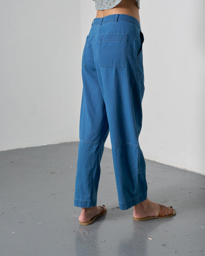 Margate Trousers - Textured Denim