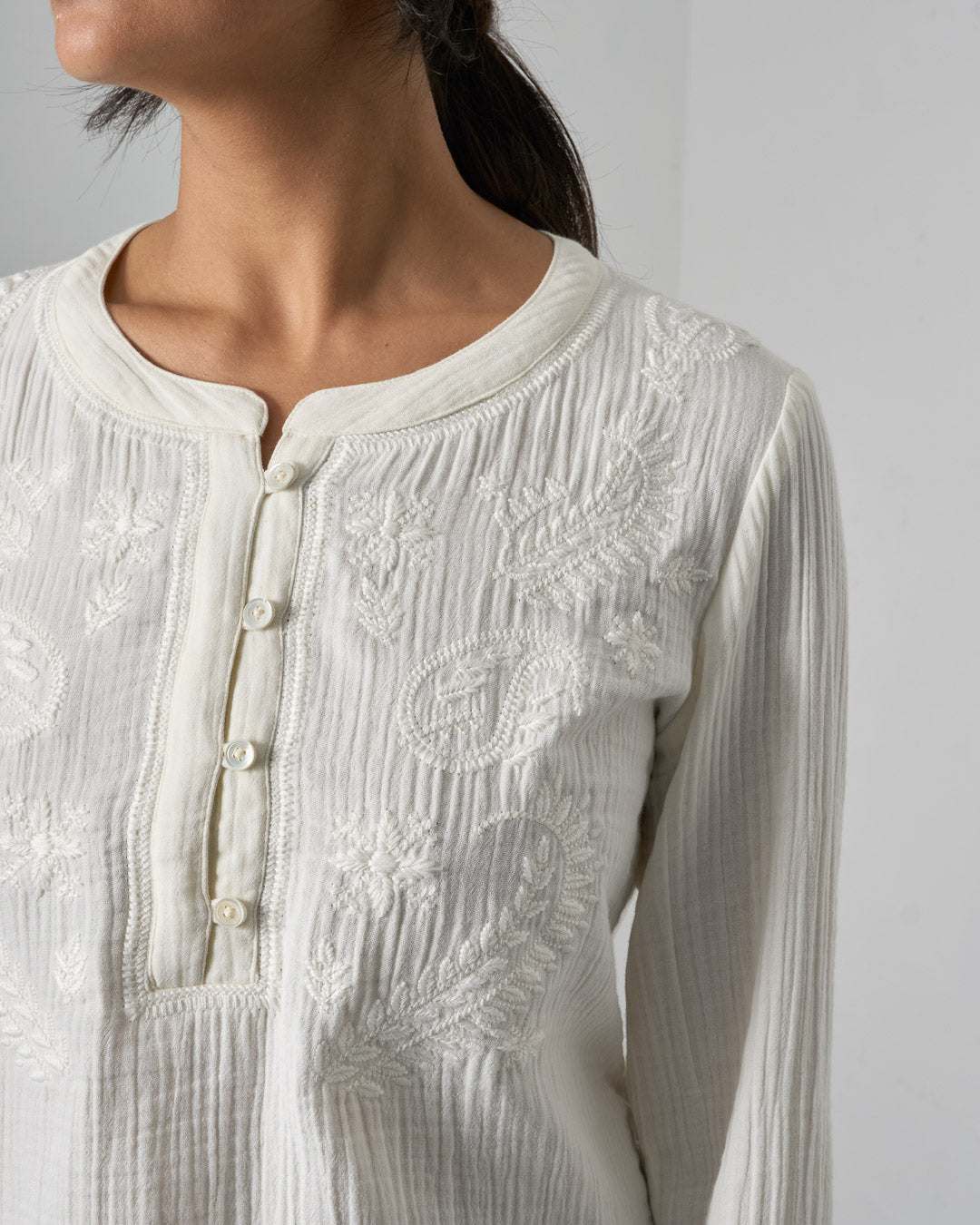 Fara Blouse - Ecru