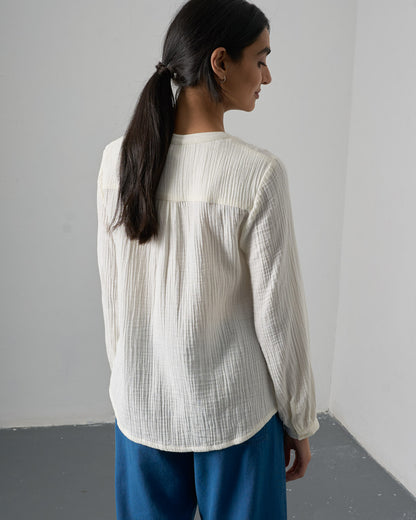 Fara Blouse - Ecru