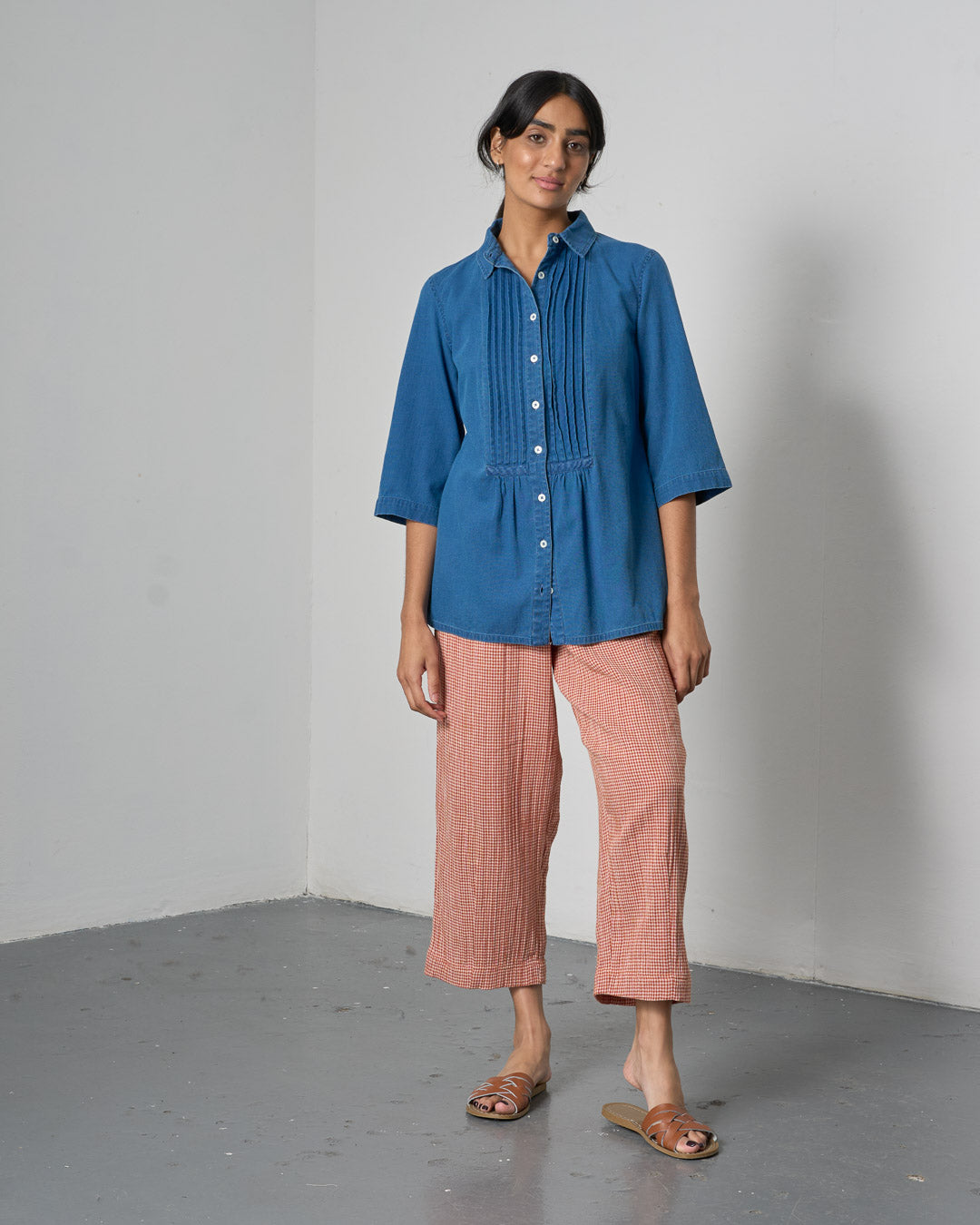 Betty Tunic - Textured Denim