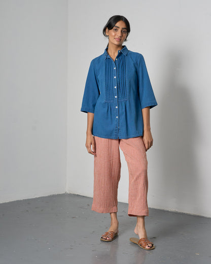 Betty Tunic - Textured Denim
