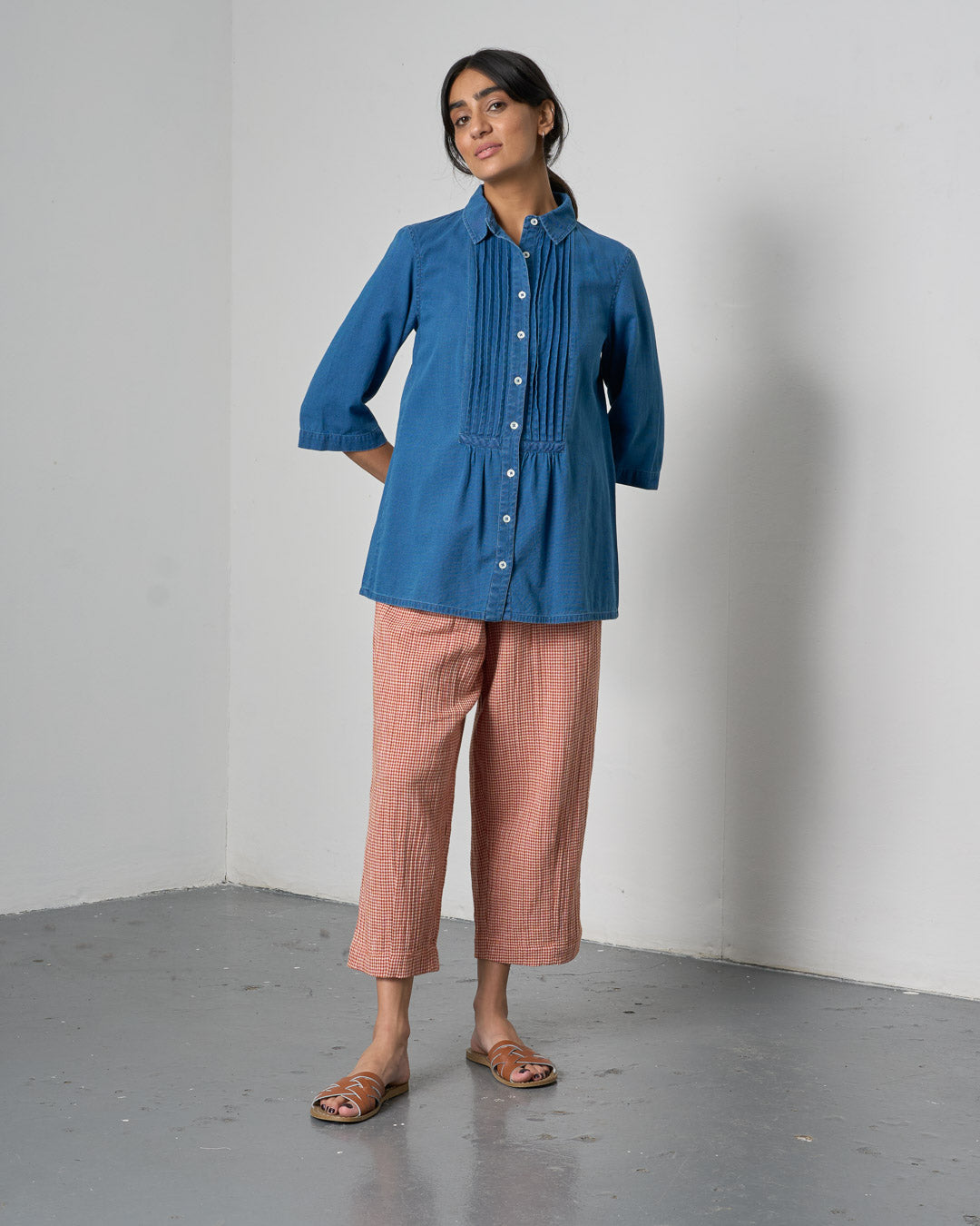 Betty Tunic - Textured Denim