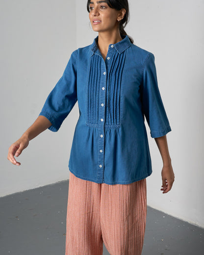 Betty Tunic - Textured Denim